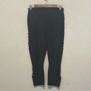 ALO Yoga Black Leggings with Slits